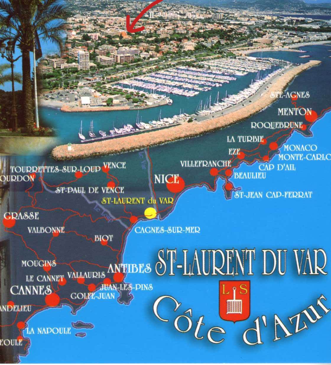 Plan de Saint-Laurent du Var